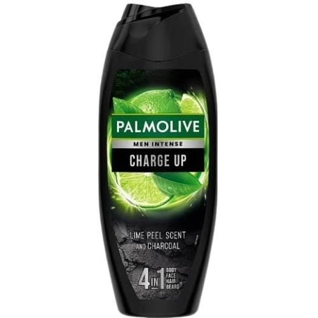 Palmolive Men Intense Shower Gel Charge Up Lime Peel Scent & Charcoal 500 ml
