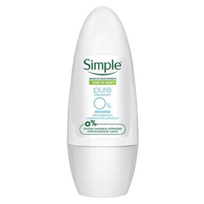Simple Anti-Perspirant Deodorant Roll On Pure Cedarwood & Patchouli 45 ml