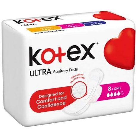Kotex Ultra Sanitary Pads Long x8