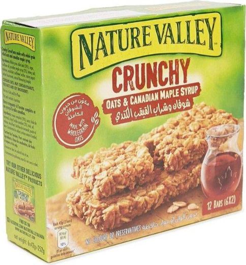 Nature Valley Crunchy Oats & Canadian Maple Syrup 252 g x12