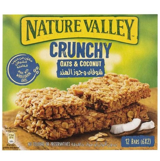 Nature Valley Crunchy Oats & Coconut 252 g x12