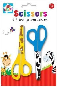 Kids Create Animal Pattern Scissors x2