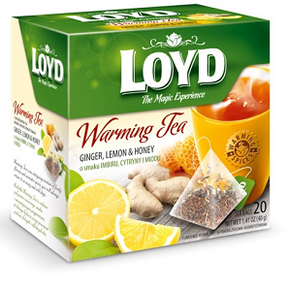 Loyd Warming Tea Ginger, Lemon & Honey 40 g x20