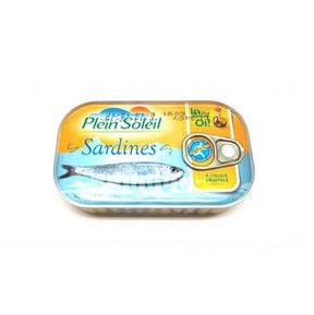 Plein Soleil Sardines In Vegetable Oil 125 g x6