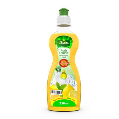 2Sure Dish Washing Liquid Fresh Lemon 250 ml Supermart.ng