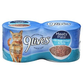 9 Lives Meaty Pate With Real Chicken & Tuna 624 g Supermart.ng