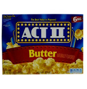 Act II Microwave Popcorn Butter Flavour 468 g Supermart.ng