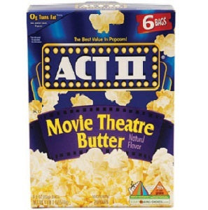 Act II Microwave Popcorn Movie Theatre Butter 468 g Supermart.ng