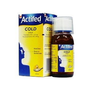 Actifed Cold Syrup 60 ml Supermart.ng