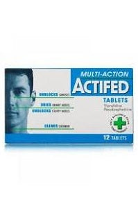 Actifed Multi-Action 12 Tablets Supermart.ng