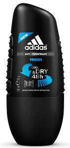 Buy Adidas Anti-Perspirant Deodorant Roll On Fresh Cool Dry 50 - Main Image
