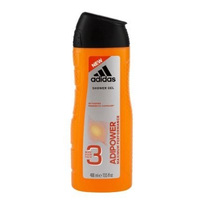Adidas Shower Gel 3 in 1 Adipower Activated Energetic Capsules 400 ml Supermart.ng