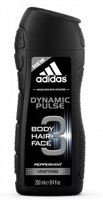 Adidas Shower Gel 3 in 1 Body Hair Face Dynamic Pulse 250 ml Supermart.ng