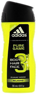 Adidas Shower Gel Pure Game 3 in 1 Guaiac Wood Relaxing 250 ml Supermart.ng