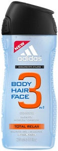 Adidas Shower Gel Total Relax 3 in 1 Ginger Relieve Muscle Tension 250 ml Supermart.ng