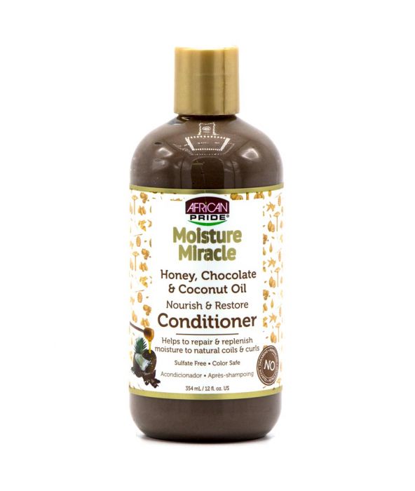 African Pride Moisture Miracle Conditioner Honey, Chocolate & Coconut Oil 354 ml Supermart.ng
