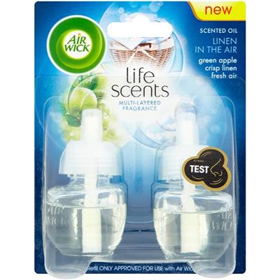Air Wick Electrical Plug Diffuser Linen In The Air Refill 24 ml x2 Supermart.ng
