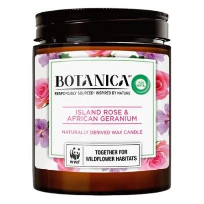 Air Wick Wax Candle Botanica Island Rose & African Geranium 205 g Supermart.ng