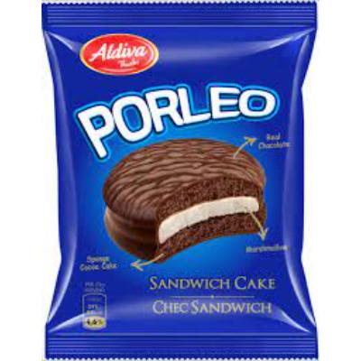 Aldiva Porleo Milk Chocolate Coated Sandwich Cake 23 g Supermart.ng
