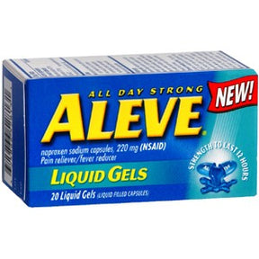 Aleve 220 mg 20 Liquid Gels Supermart.ng