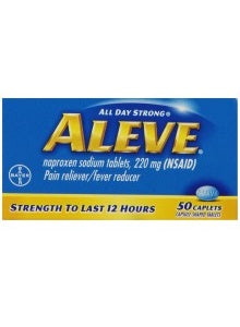 Aleve Pain Reliever 220 mg 50 Caplets Supermart.ng