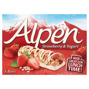 Alpen Energy Bars Strawberry & Yoghurt 145 g x5 Supermart.ng