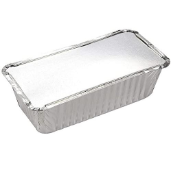 Aluminium Food Container With Cover - Large x10 Supermart.ng