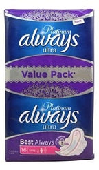 Always Ultra Platinum Long x16 Supermart.ng