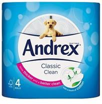 Andrex Toilet Tissue Classic Clean 2 Ply 4 Rolls Supermart.ng