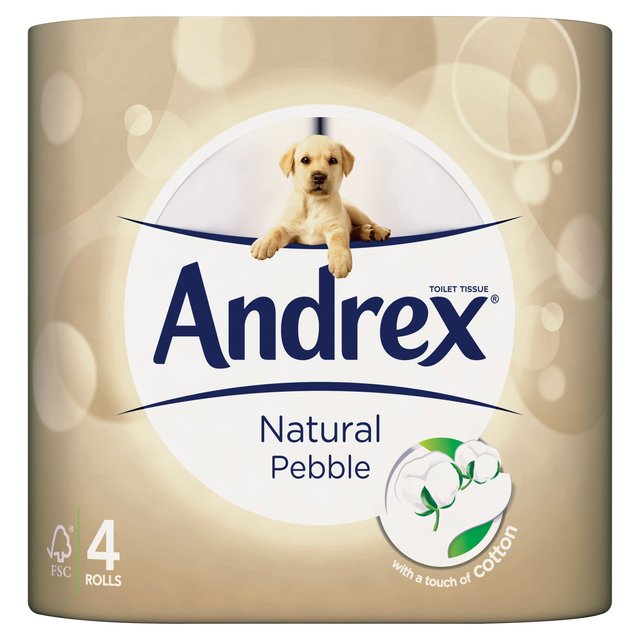 Andrex Toilet Tissue Natural Pebble 4 Rolls Supermart.ng