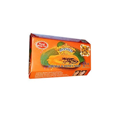 Asantee Papaya & Honey Soap 125 g x6