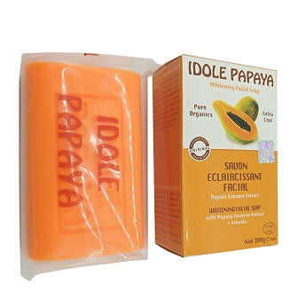 Idole Papaya Whitening Facial Soap 200 g x3