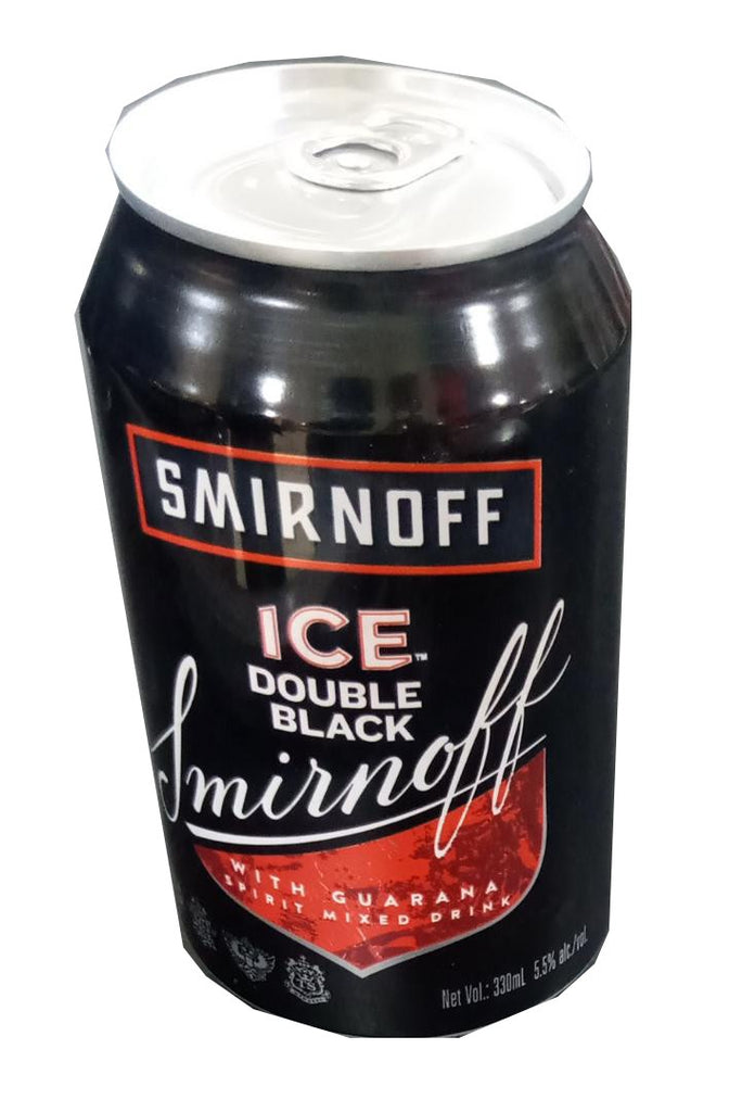 Smirnoff Ice Double Black Can Spirit Drink 33 cl x6