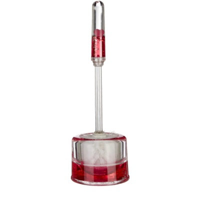 Premier Acrylic Toilet Brush Holder With Floating Hearts
