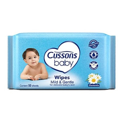 Cussons Baby Wipes Mild & Gentle Chamomile x80
