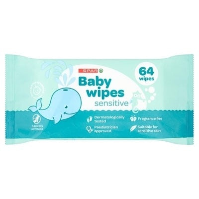 Spar Sensitive Baby Wipes x64