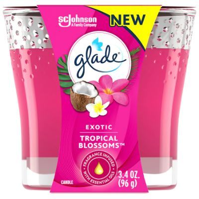 Glade Candle Exotic Tropical Blossoms 96 g