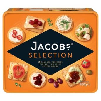 Jacob's Selection Cracker Varieties For Cheese 900 g