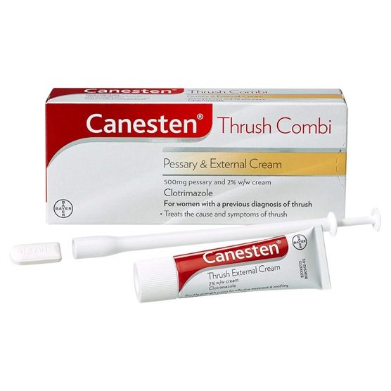 Canesten Thrush Combi Pessary 500 mg + External Cream 2% w/w