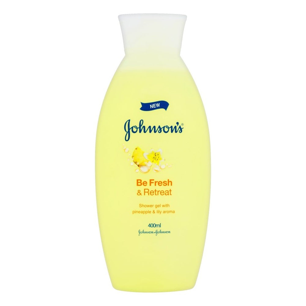 Johnson's Shower Gel Be Fresh & Retreat Pineapple & Lily Aroma 400 ml