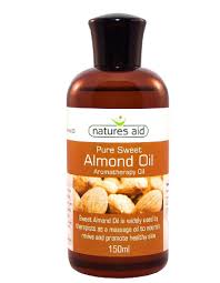 Natures Aid Pure Sweet Almond Oil Aromatherapy Oil 150 ml