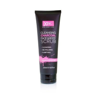 XBC Charcoal Cleansing Face & Body Scrub 250 ml