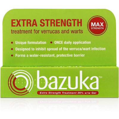 Bazuka Extra Strength Verrucas & Wart Treatment Gel 6 g (Green)