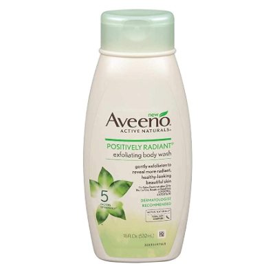 Aveeno Positively Exfoliating Body Wash 532 ml