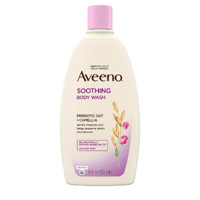 Aveeno Soothing Body Wash Prebiotic Oat & Camellia 532 ml