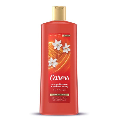 Caress Body Wash Floral Oil Essence Orange Blossom & Manuka Honey 532 ml
