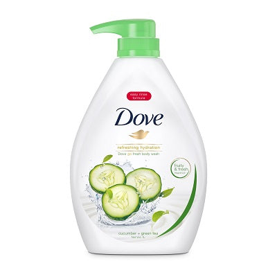 Dove Body Wash Go Fresh With Cucumber & Green Tea 1 L