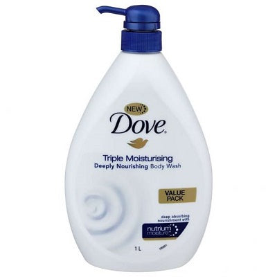Dove Body Wash Triple Moisturising Nourishing 1 L