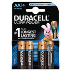 Duracell Ultra Power Battery With Power Check AA MX1500 x4