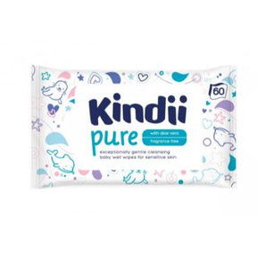 Kindii Pure Infants & Babies Wet Wipes x60